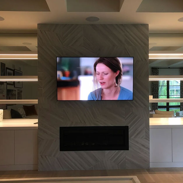 Fireplace tv image